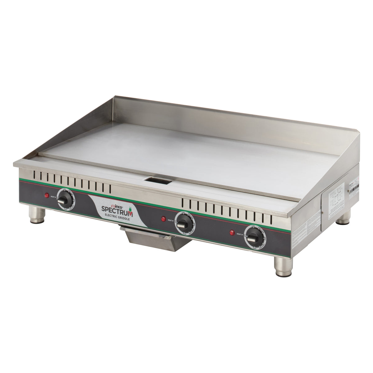 Picture of Winco EGD-36M Spectrum 36 in. Electric Griddle, Two Heat Zones - 240 Volts