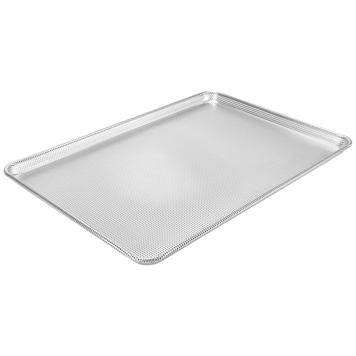 Picture of Winco ALXN-1826P Aluminum Sheet Pan, Fully Perforated, Glazed - Full Size - 18 x 26 in.