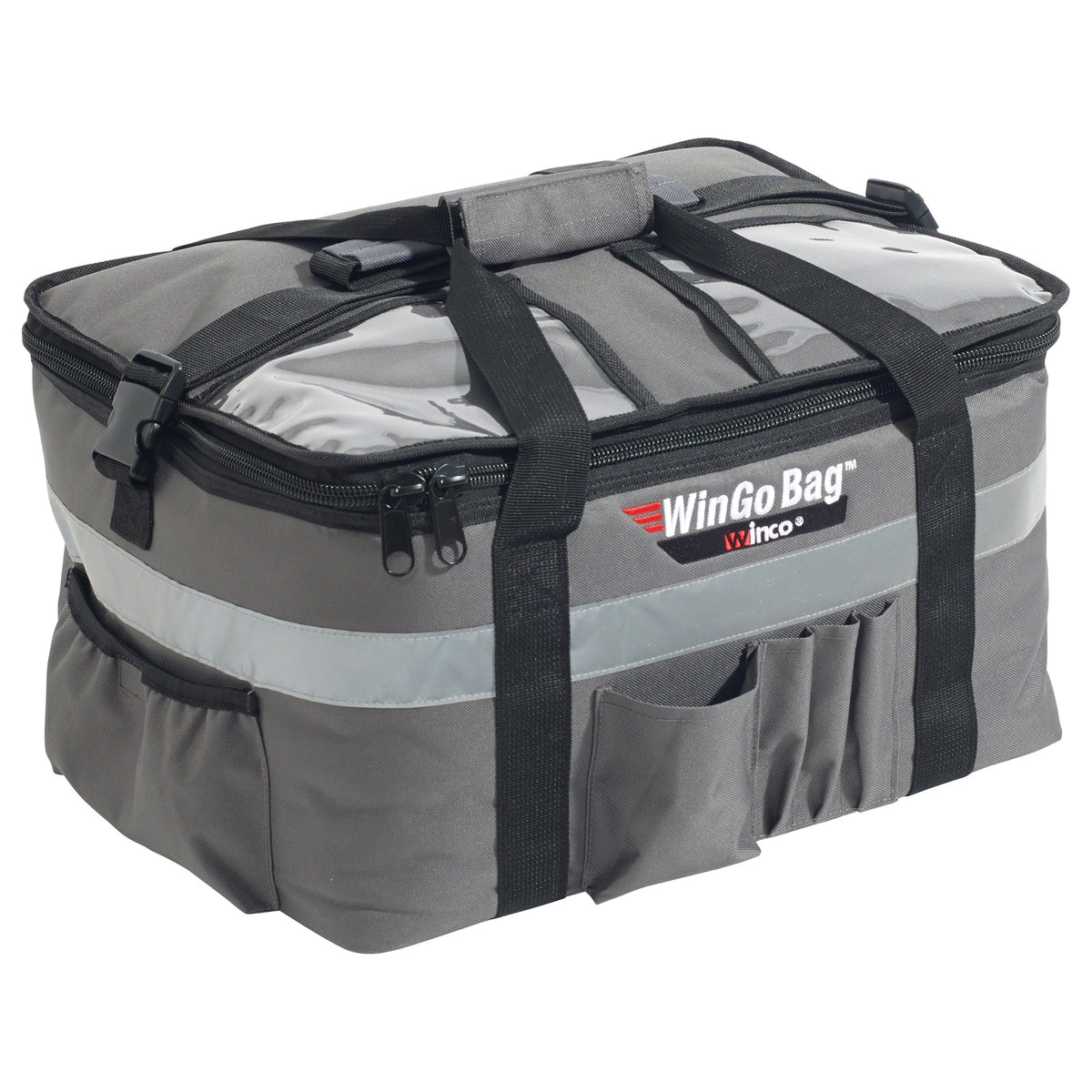 Picture of Winco BGCB-1709 Wingo Bag Premium Catering Bag with Beverage Divider - Medium - 17 x 13 x 9 in.