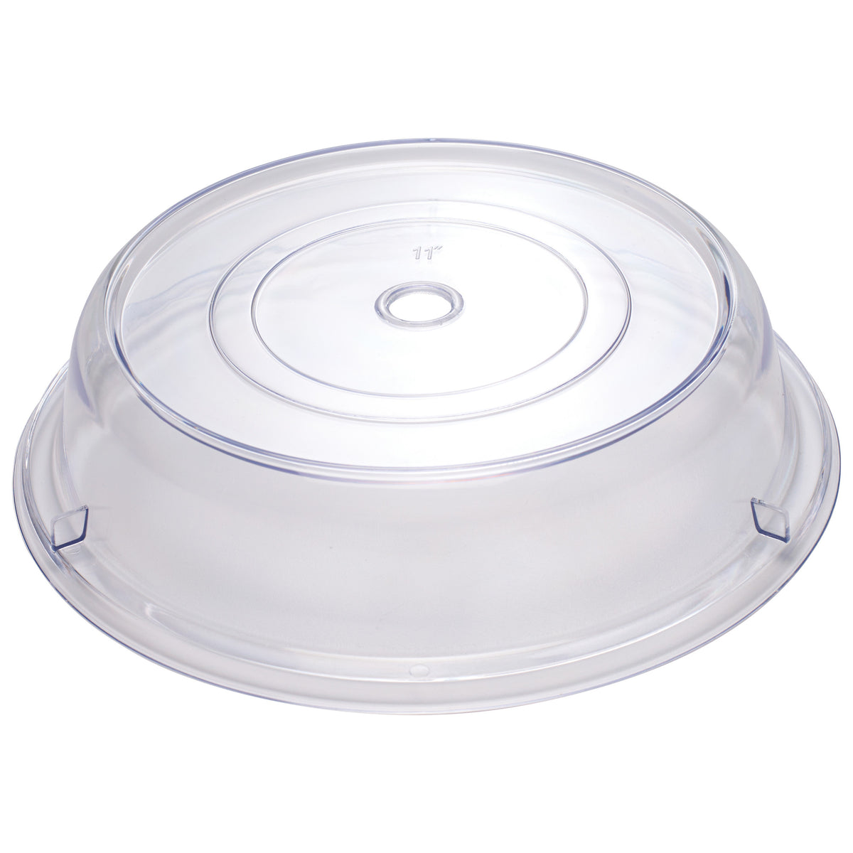 Picture of Winco PPCR-11 Clear Polycarbonate Plate Cover - 11 in. Dia. - 2.5 in. Stackable, PC