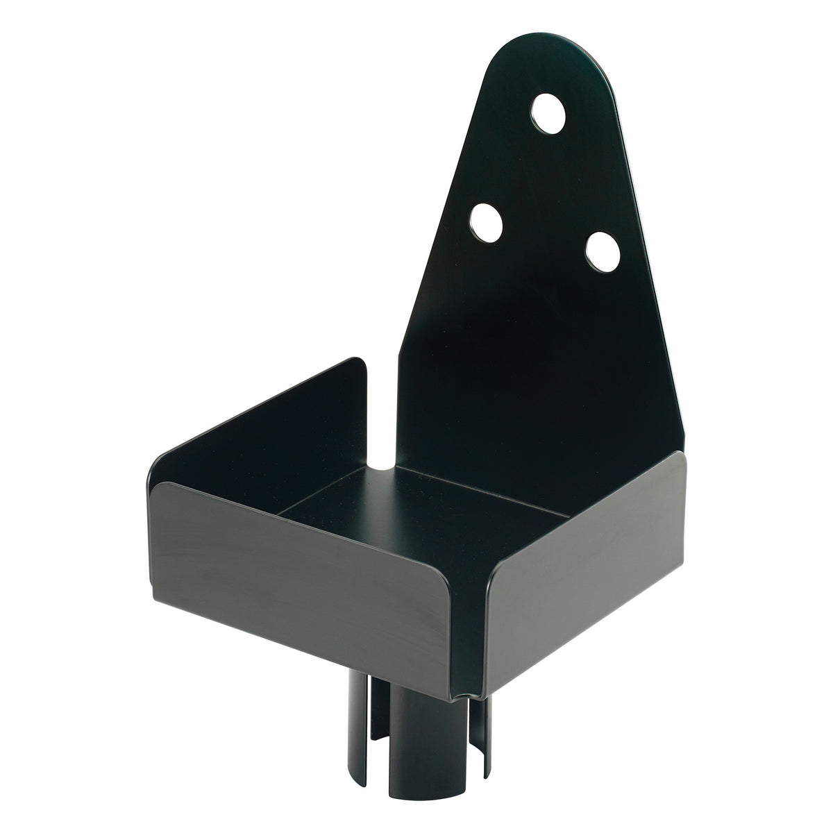 Picture of Winco SMJH-9K Stanchion Mount Universal Jug Holder, 1 gal - Black