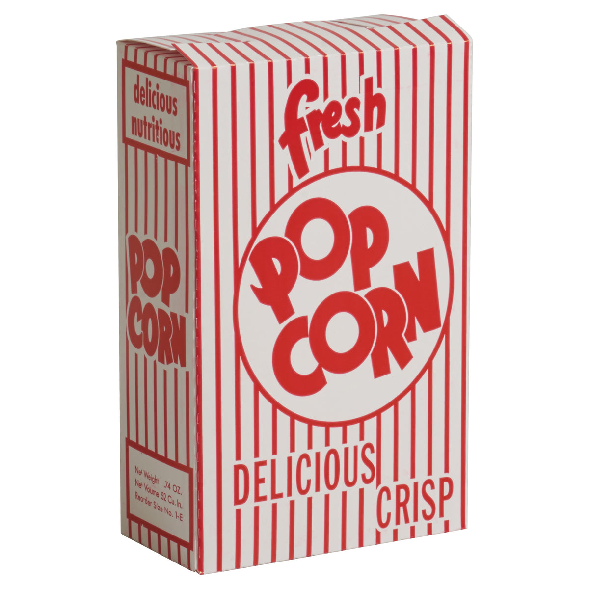 Picture of Winco 41557CS Benchmark Closed-Top Popcorn Boxes - 0.95 oz - Case of 500