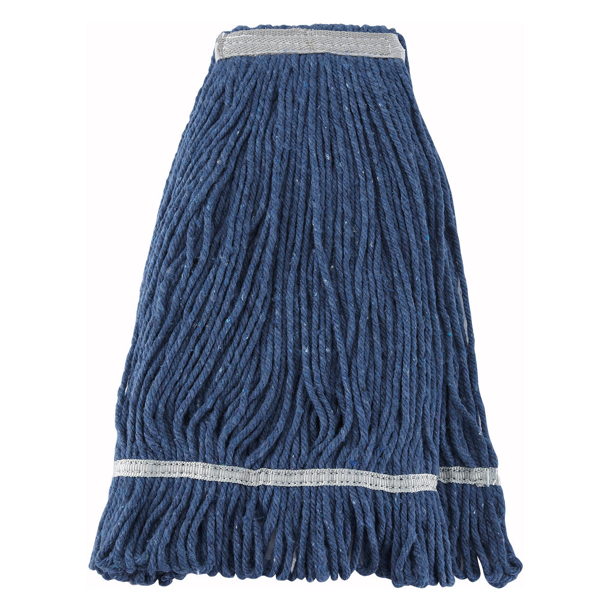 Picture of Winco MOP-20 Premium Cotton-Poly Blend Looped End Wet Mop Head - Blue - 20 oz