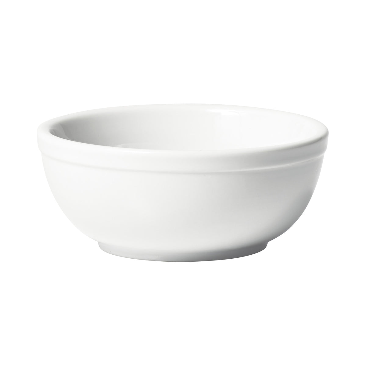 Picture of Winco BNR-525 Birkhall Nappie, 10 oz, White Porcelain, 36 Piece - 5.25 in. Dia. x 1.75 in. - Round
