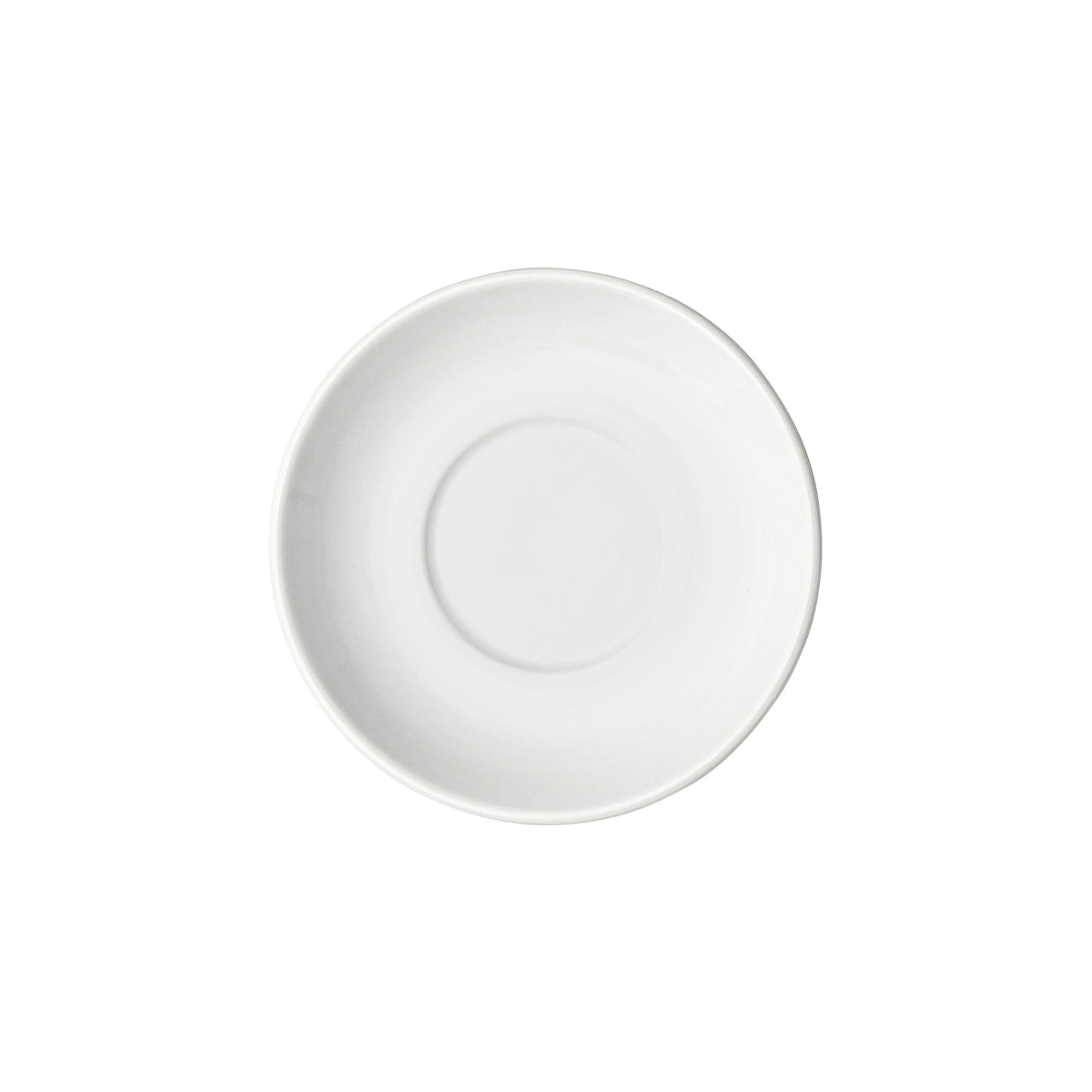 Picture of Winco BSC-4 Birkhall Saucer with Rolled Edge, 4 in. Dia., White Porcelain, 36 Piece