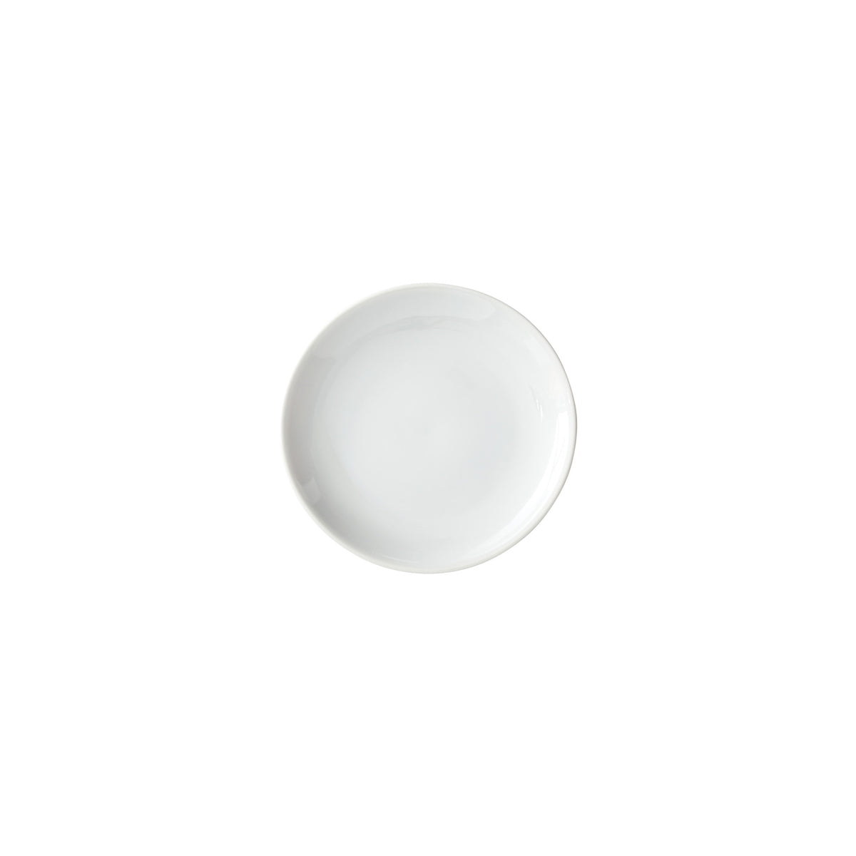 Picture of Winco OKP-6 Brechia Coupe Plate, 6 in. Dia. x 0.5 in., White Porcelain, 36 Piece - Round
