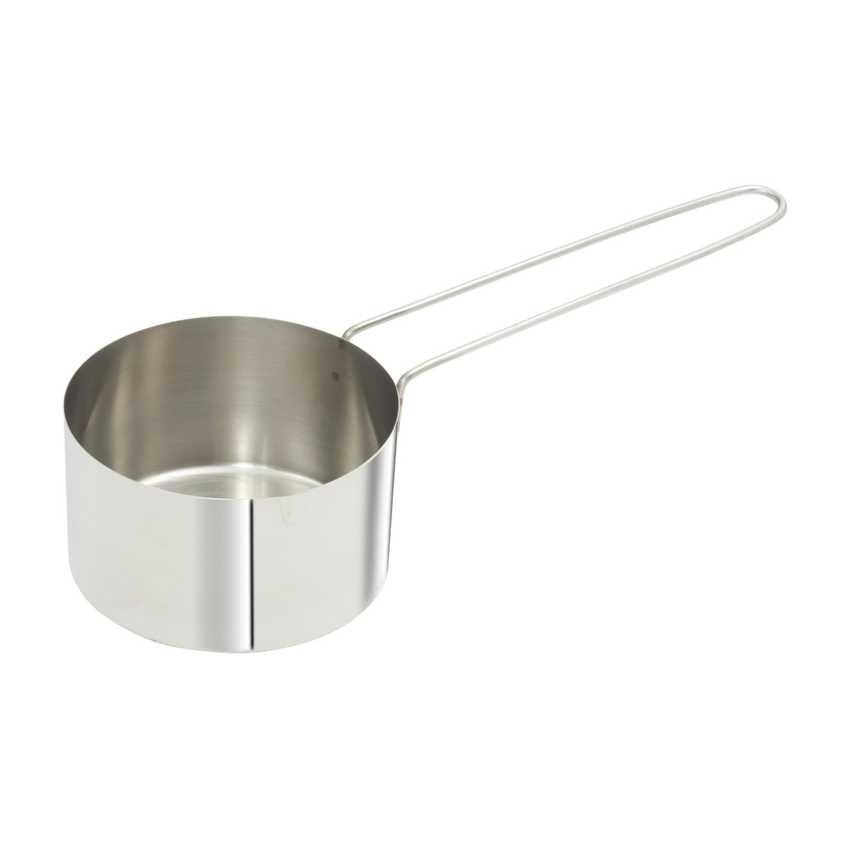 Picture of Winco MCPL-150C Stainless Steel Measuring Cup with 6 in. Long Loop Handle, 1.5 Cup