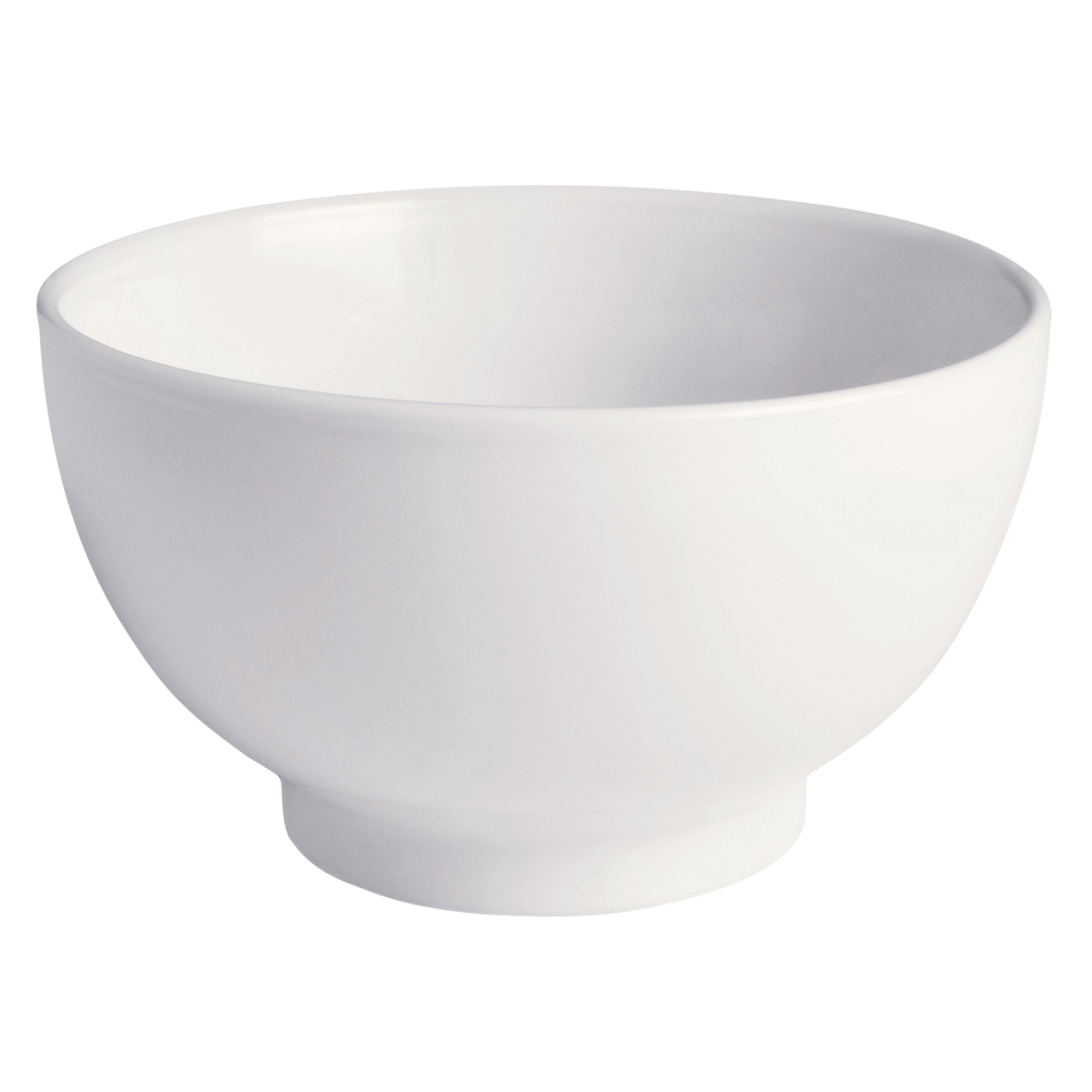 Picture of Winco PA1101525424 24.2 oz Bright White Porcelain Footed Bowl, 5.67 in. Dia., Corona Actualite - 2 Dozen