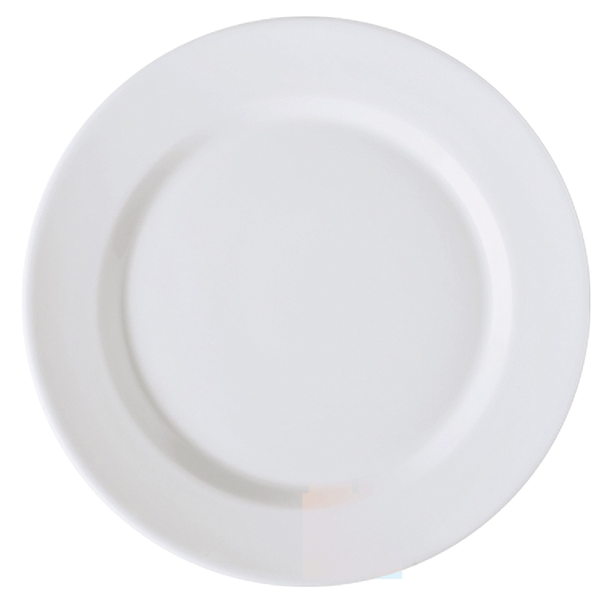 Picture of Winco PA1101922024 8 in. Bright White Porcelain Plate, Corona Elegance - 2 Dozen
