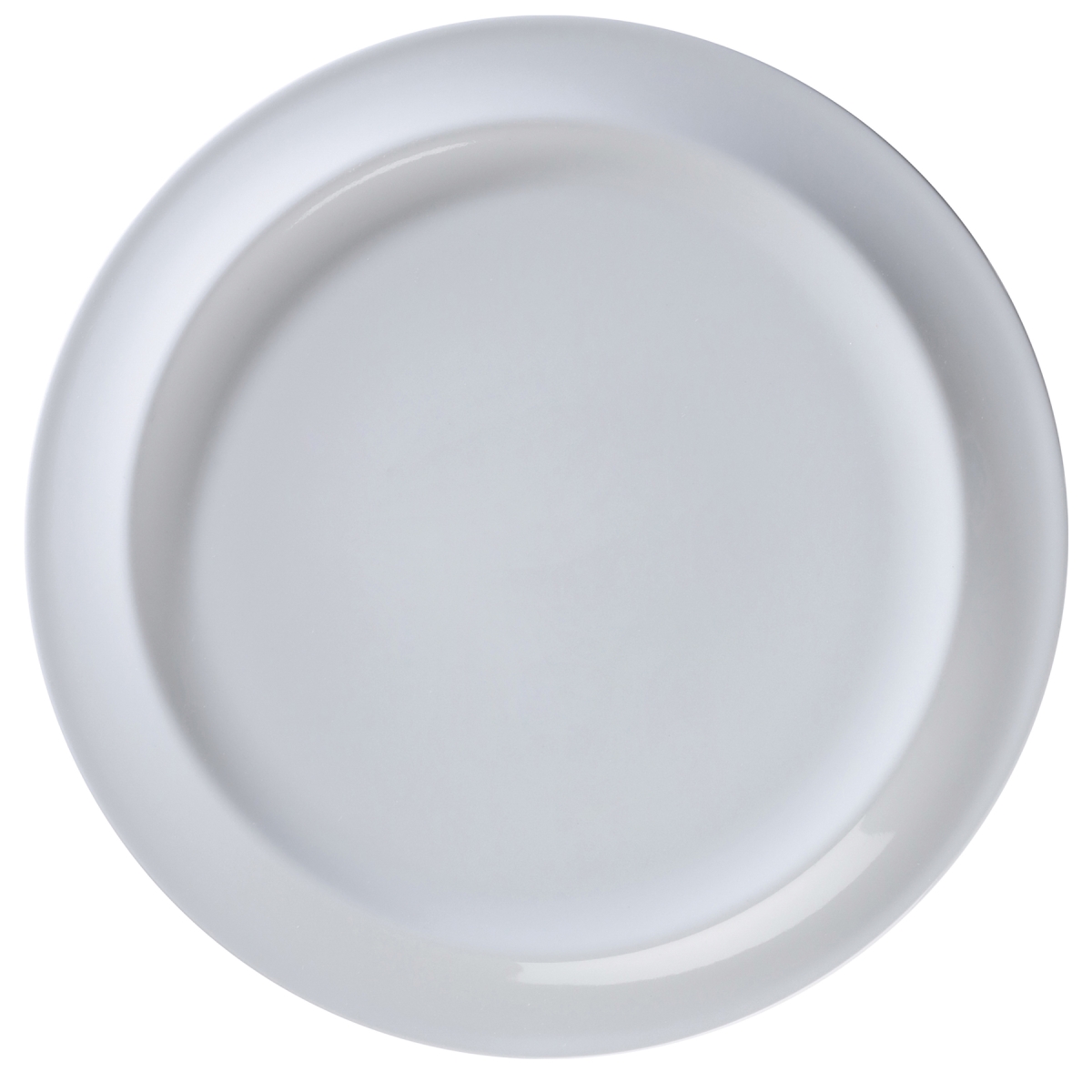 Picture of Winco PA1101982524 10 in. Bright White Porcelain Dinner Plate, Corona Gotas - 2 Dozen