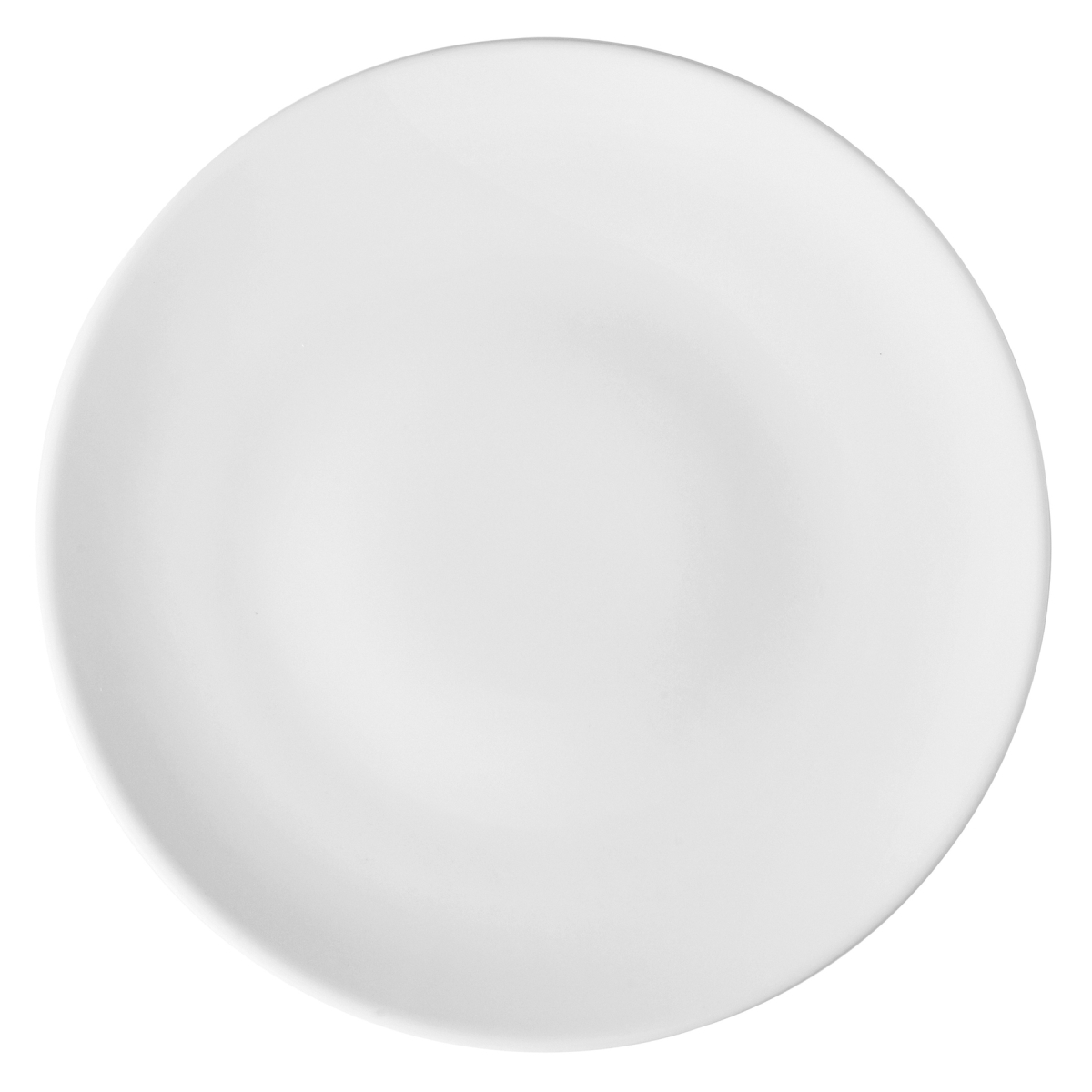 Picture of Winco PA1101711724 7 in. Bright White Porcelain Coupe Plate, Corona Actualite - 2 Dozen