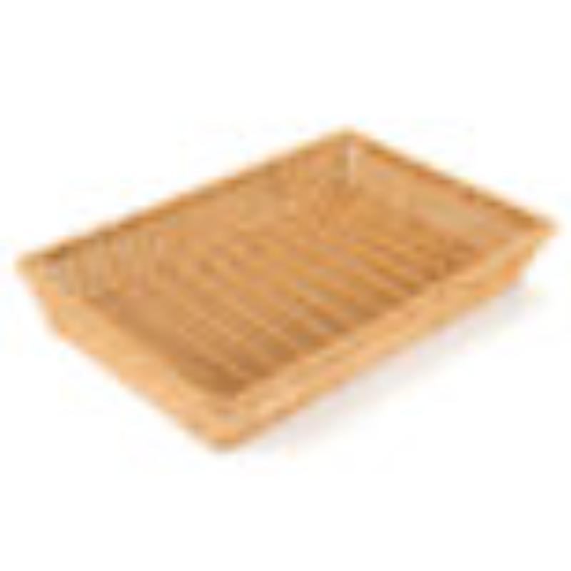 Picture of Winco WB-1553-HY 16.25 x 11 in. Rectangular Basket, 2.5 in. Deep - Honey