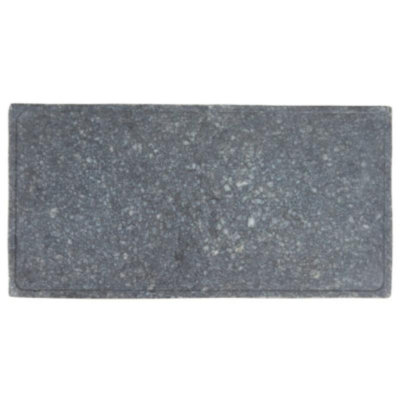 Picture of Winco SB-1473-GB 14 x 7 in. Faux Matte Granite Black Display with Ridge