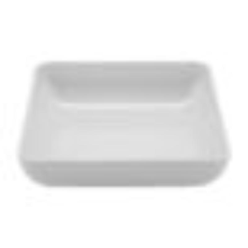 Picture of Winco CS-9236-W 2.3 qt. - 2.3 qt. Rim-Full - 9 in. Square Bowl with Rounded Corners, 2 in. Deep - White