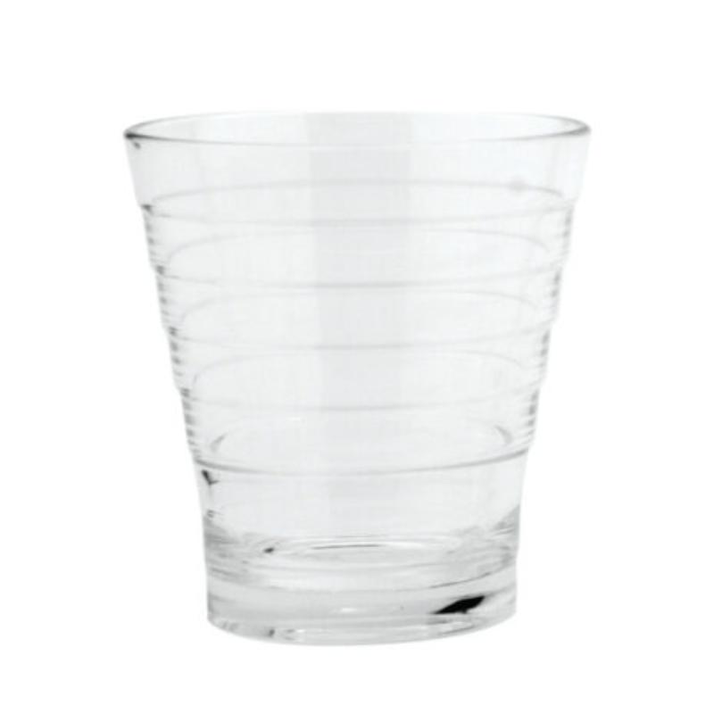 Picture of Winco SW-1709-CL 9 oz - 9.8 oz Rim-Full, 3.35 in. Dia. Rocks, 3.66 in. Tall, G.E.T. Cirq - Clear