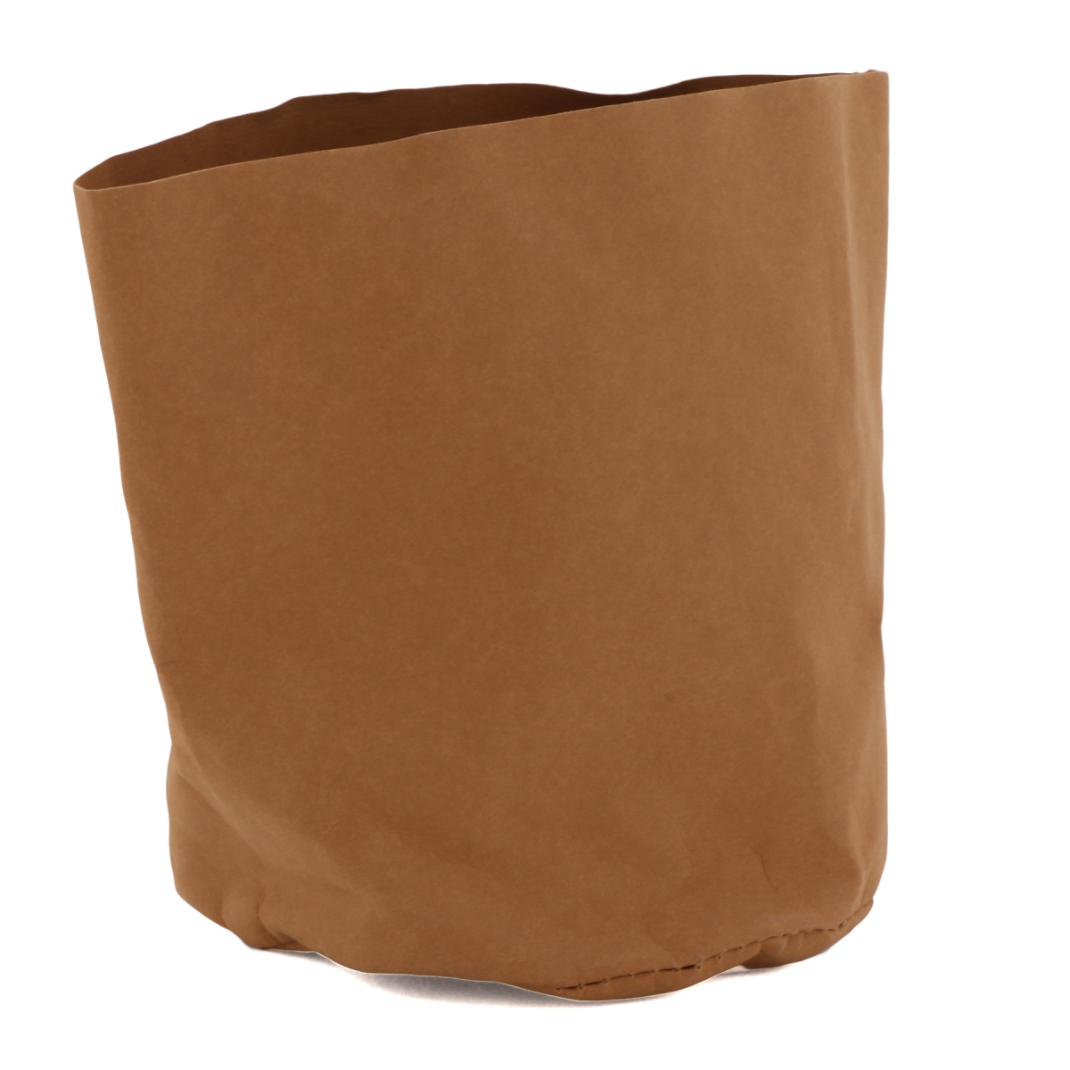 Picture of Winco P-BAG4-T 4.75 in. Dia. Washable & Reusable Paper Bag & Bread Basket, 5.5 in. Tall Unrolled, Set of 2 - Tan