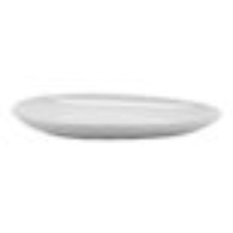 Picture of Winco CS-6111-W 11 x 9.25 in. Egg Shape Plate - White