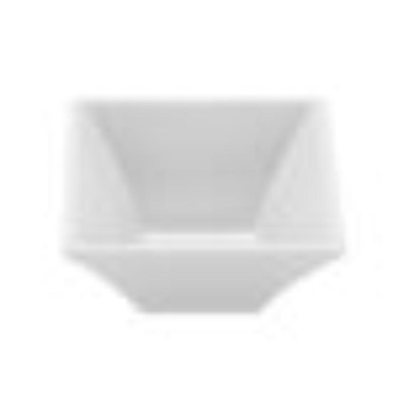 Picture of Winco ML-278-W 8 oz - 8 oz Rim-Full, 4 in. Square Bowl, 2 in. Deep - White