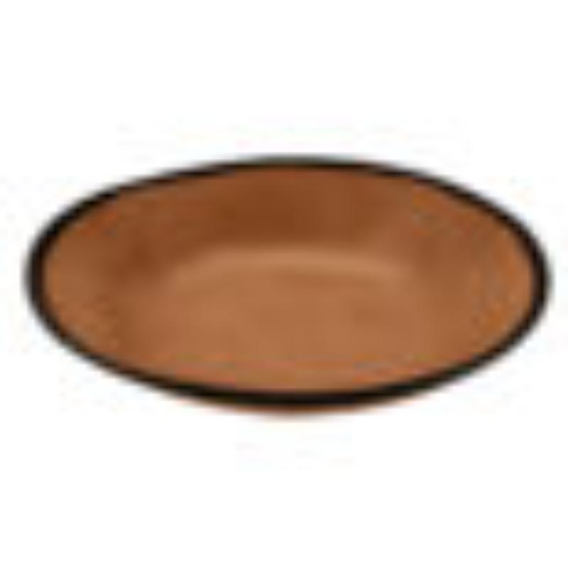Picture of Winco B-420-TP 1.3 qt. Speckled Taupe Melamine Large Salad & Pasta Bowl - 1.4 qt. Rim-Full - 10 in. Top Dia., 1.75 in. Deep, G.E.T. Pottery Market Matte