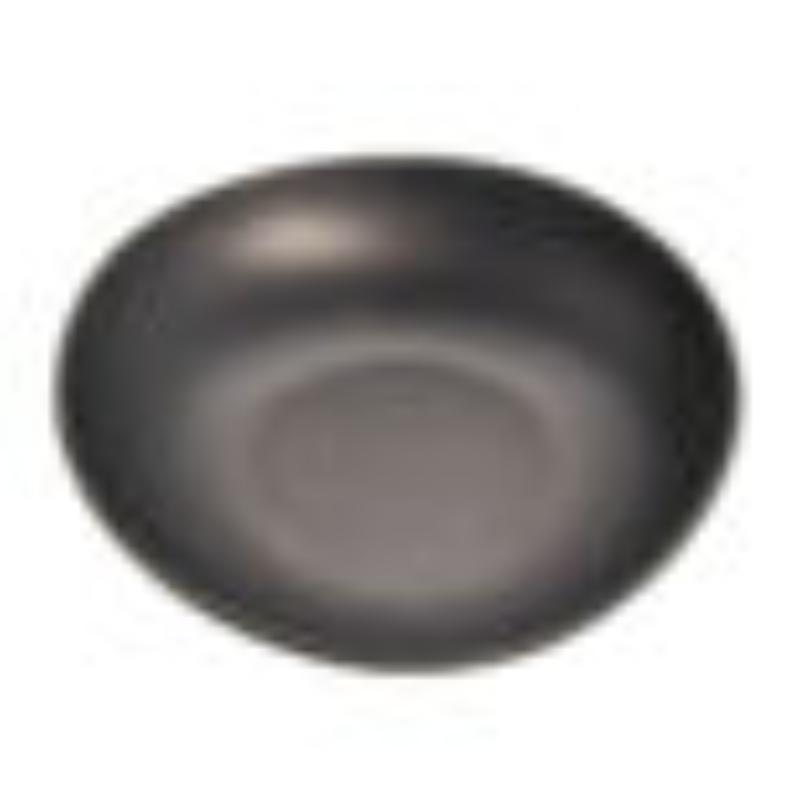 Picture of Winco B-4500-DG 28 oz Dark Grey Melamine Large Salad Bowl - 38 oz Rim-Full, 1.7 in. - 2.4 in. Max., G.E.T. Riverstone