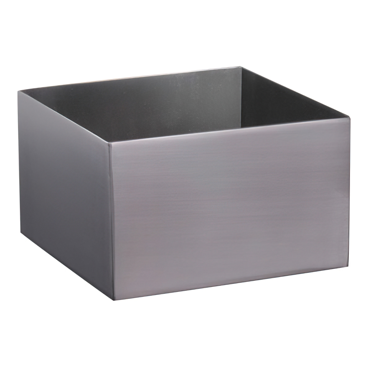 Picture of Winco SSPAN-03 5 in. Stainless Steel Square Pan with Brushed Finish, 3 in. Tall - Each 6