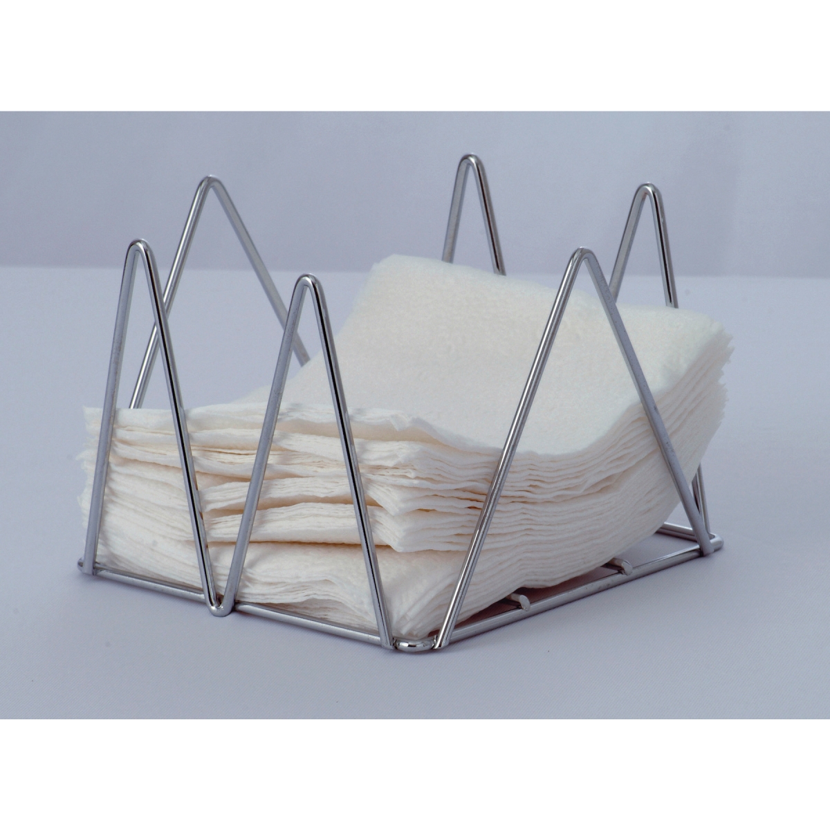 Picture of Winco WIRNPK-5 6.25 in. Chrome Plated Wire Napkin Holder, 4.687 in.