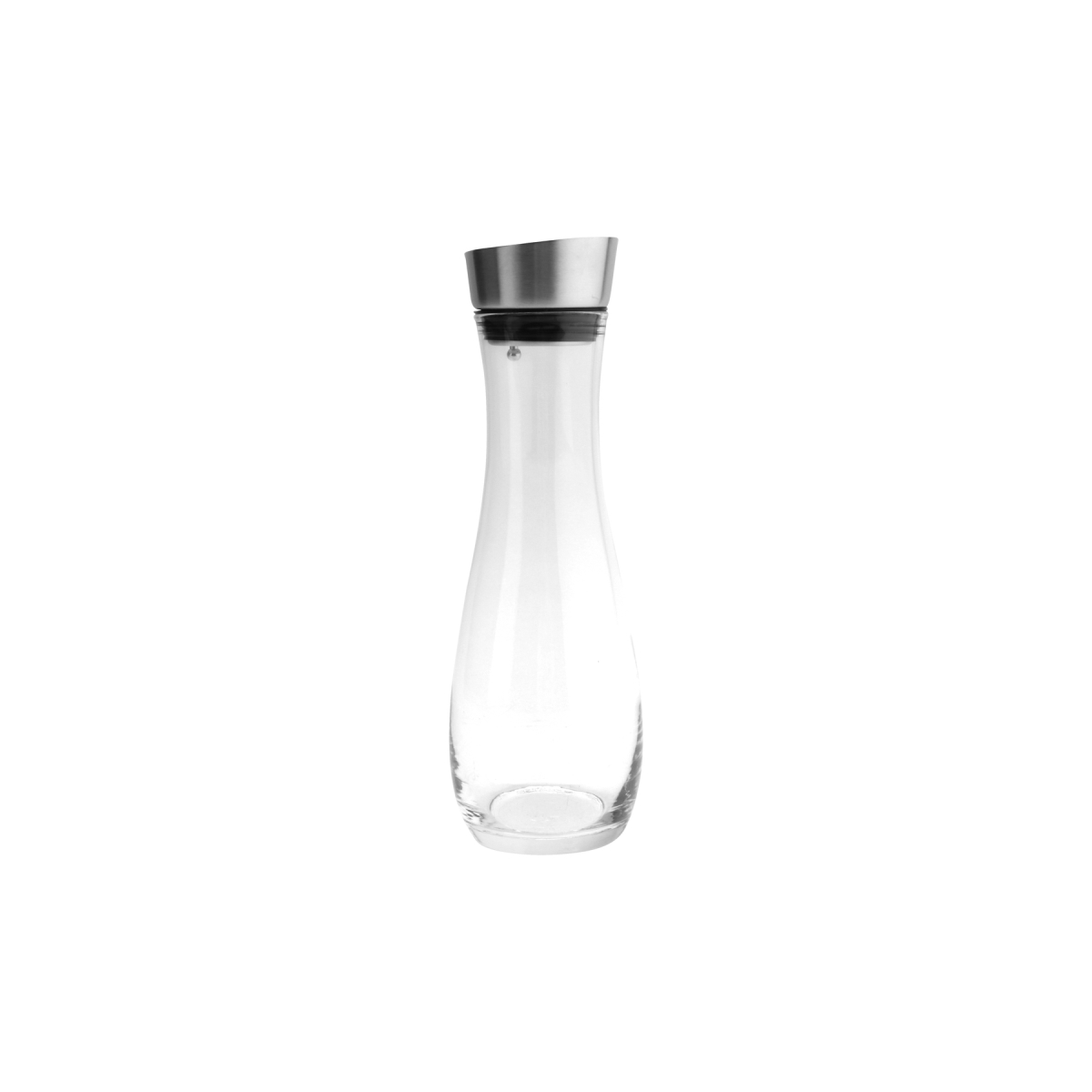 Picture of Winco GL-CRF-40 40 oz - 41 oz Rim-Full, 4.5 in. Dia. Glass Decanter with Dripless Lid, 12.5 in. Tall - Each 12