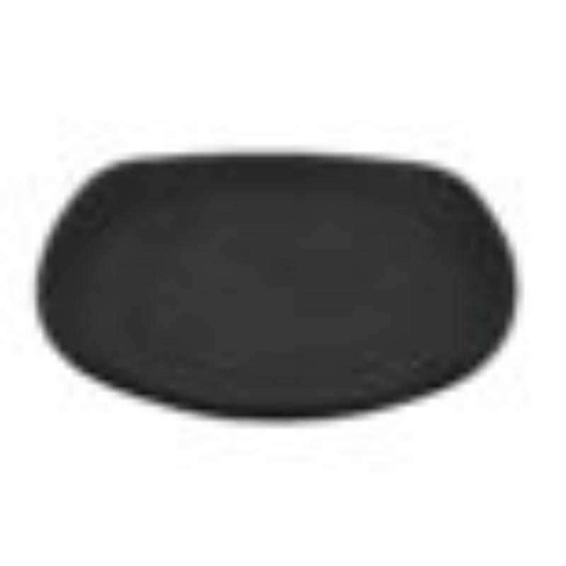 Picture of Winco P-500-BK 5 in. Melamine Black, Square Side & Bread Plate, G.E.T. Nara