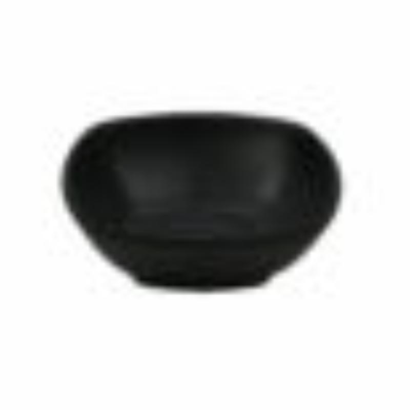 Picture of Winco B-601-BK 12 oz Melamine Black, Square Bowl - 16 oz Rim-Full, 5.75 x 2 in., G.E.T. Nara