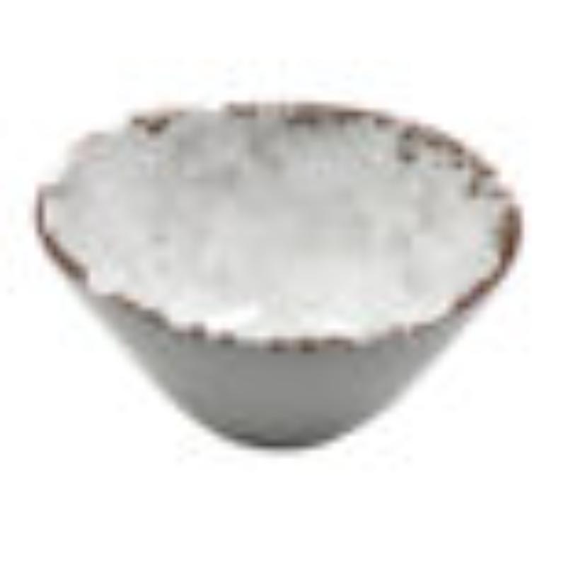 Picture of Winco B-22-FM 22 oz Melamine Irregular Bowl - 24 oz Rim-Full, 6.25 in. Top Dia., 2.75 in. Deep, G.E.T. French Mill