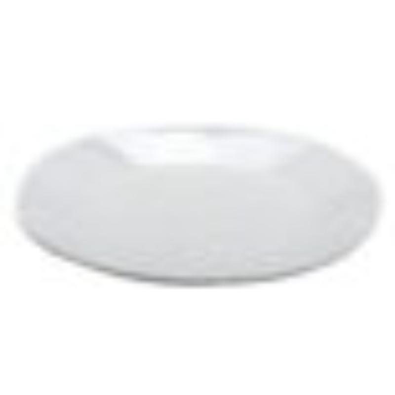 Picture of Winco B-43-AM-W 28 oz Melamine Irregular Bowl - 30 oz Rim-Full, 10.75 in. Top Dia., 1 in. Deep, G.E.T. Arctic Mill