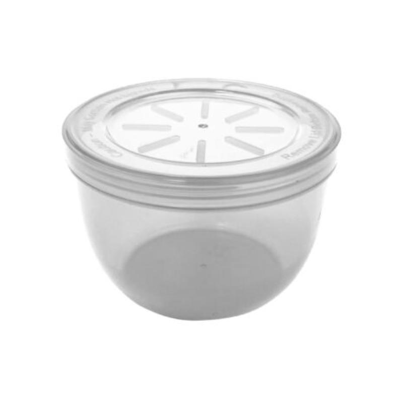 Picture of Winco EC-24-1-CL 16 oz Clear Polypropylene Soup Reusable Container - 18 oz Rim-Full, 4.375 in. Top Dia., 2.9 in., G.E.T. Eco-Takeouts