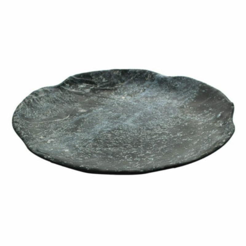 Picture of Winco 15005111007 10 in. Endure Weathered Pewter Round Melamine Plate - Small - 10 x 10 x 1.4 in., G.E.T., Cheforward