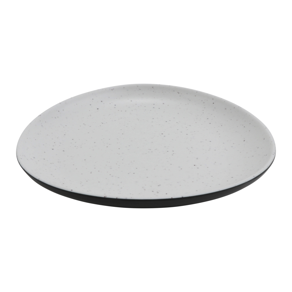Picture of Winco RIV322 7.83 in. Revive Stone Natural & Black Triangle Melamine Plate - Medium - 7.83 x 7.83 x 0.5 in. - G.E.T, Cheforward - Each 24