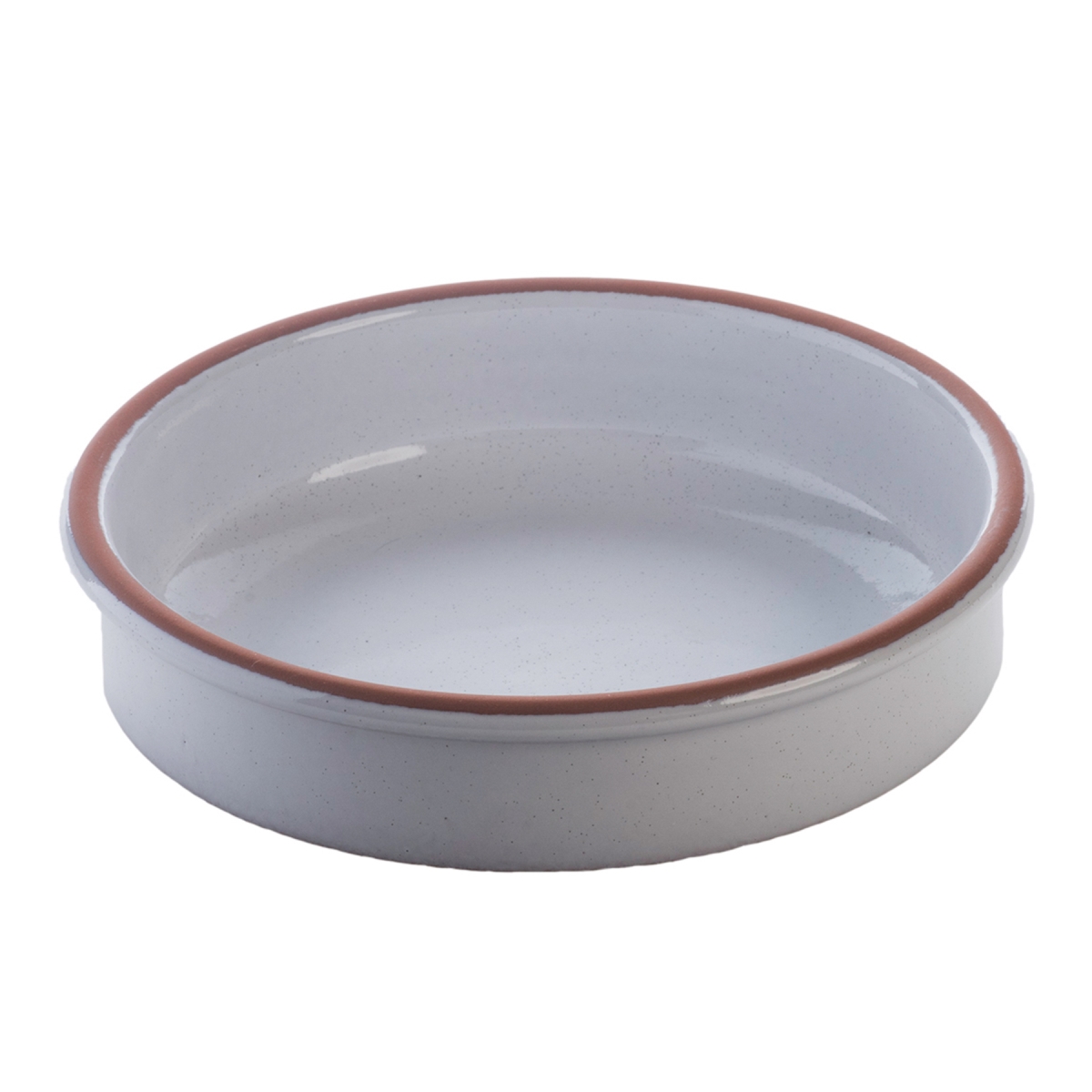 Picture of Winco SH0112W 6.7 oz Stone Heart White Terracotta Casserole, 4.72 x 1.1 in. - G.E.T, Cheforward - Each 24