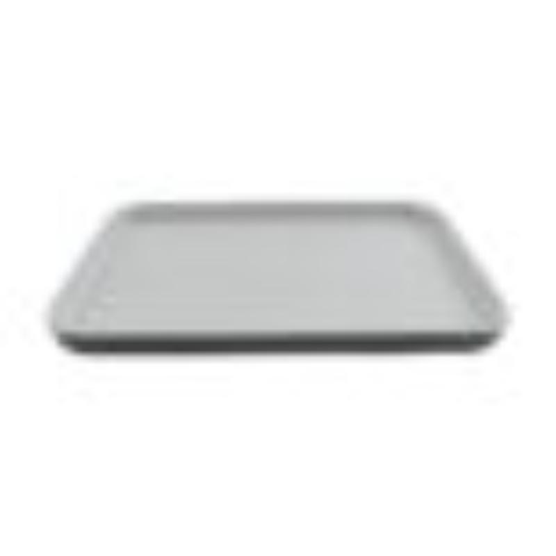 Picture of Winco RS-128-WS-GRM 12 x 8 in. Melamine Rectangular Plate, Glossy White Inside & Grey Matte Outside, G.E.T. Roca