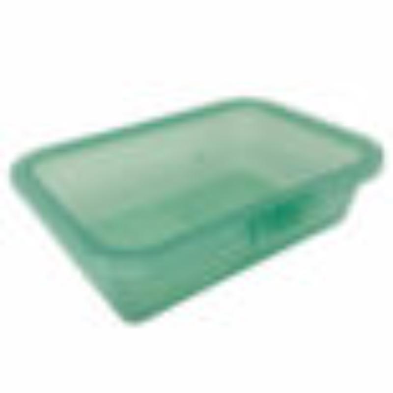 Picture of Winco EC-28-1-JA 17 oz Hinged Lid Container 6.6 x 5 x 1.75 in. G.E.T., Eco-Takeouts - 500 ml - Jade