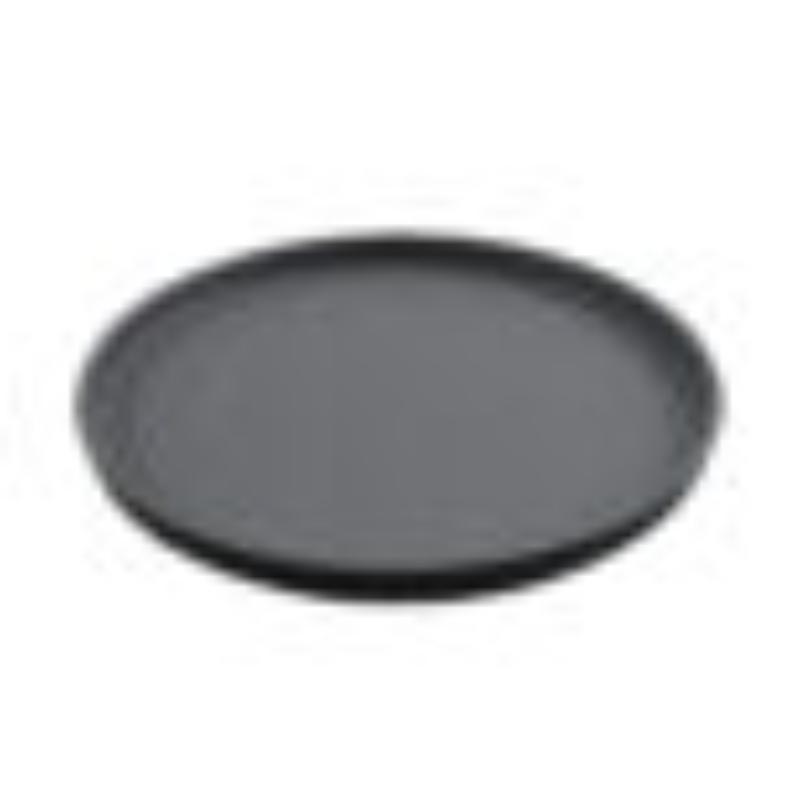 Picture of Winco RP-11-GRM-BKM 11 in. Round Melamine Dinner Plate, Grey Matte Inside & Black Matte Outside, G.E.T. Roca