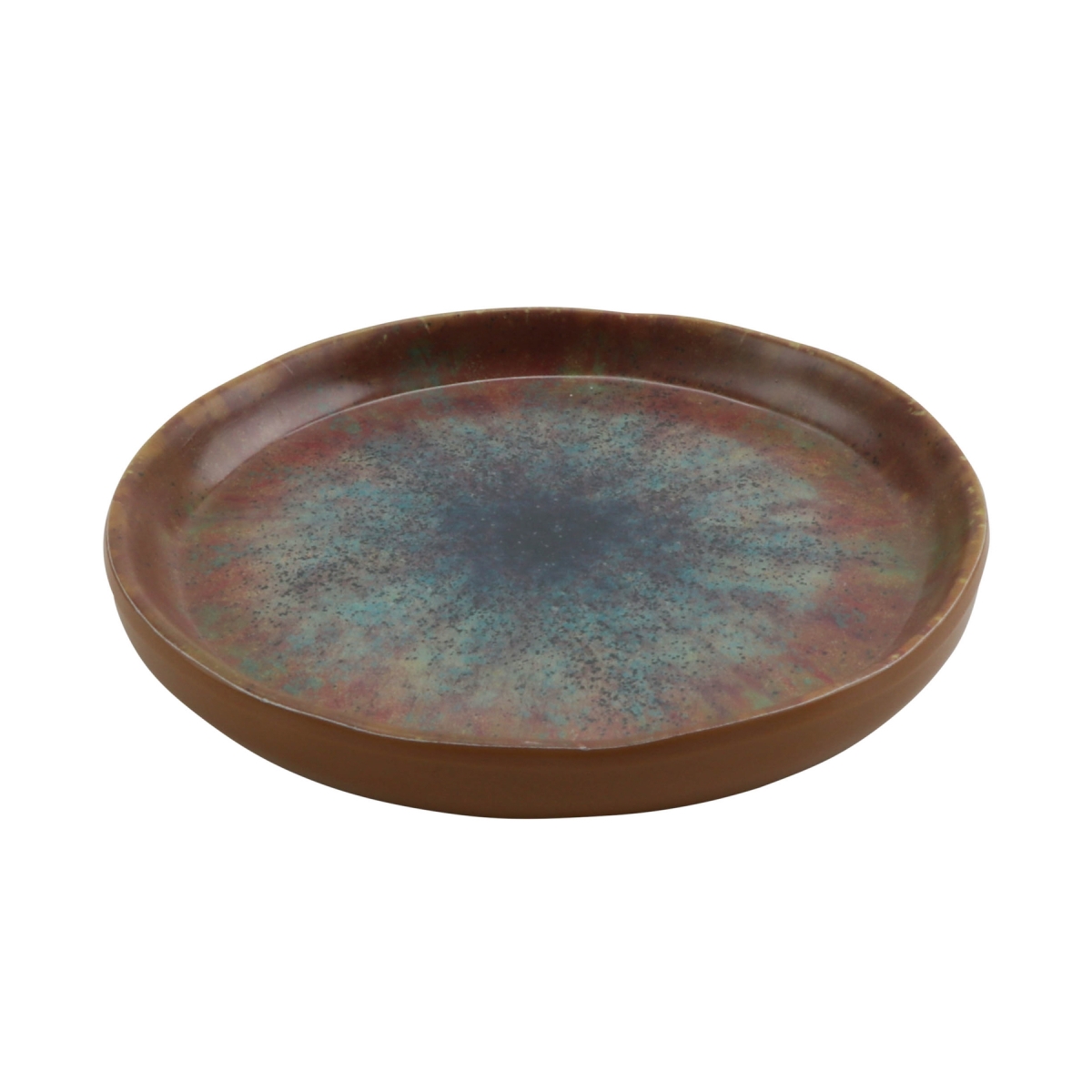 Picture of Winco 20038-CAI 4 in. Savor Clay Azula Iris Round Melamine Plate, 4 x 4 x 0.56 in. - G.E.T, Cheforward - Each 24