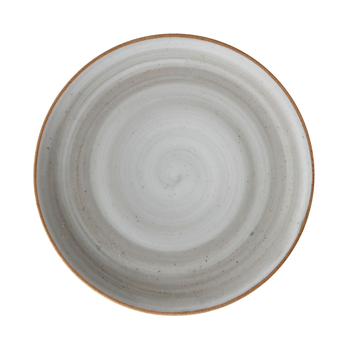 Picture of Winco PA1607902912 12.25 in. Rolled Edge Plate, Grey Artisan Blue - 2 Dozen