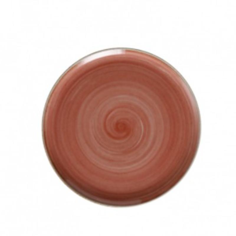 Picture of Winco PA1618712324 9 in. Coupe Plate, Salmon Artisan - 1 Dozen