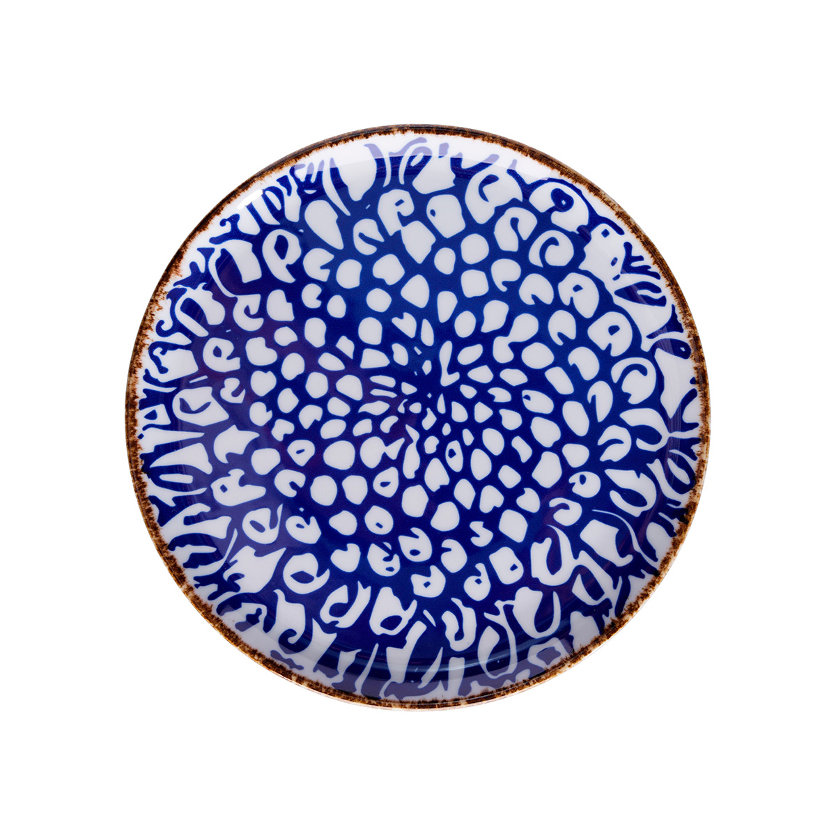 Picture of Winco PA134I712812 Coupe Plate - 11 in., Indigo - 1 Dozen