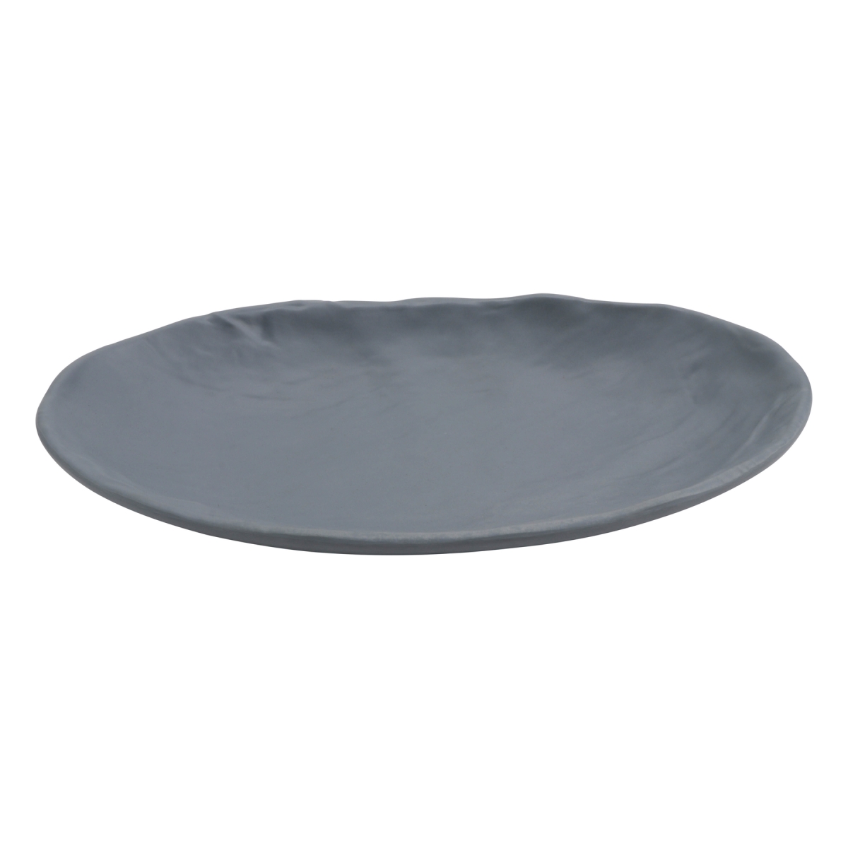 Picture of Winco 15005083005 10.25 in. Endure Weathered Onyx Oval Melamine Plate - Medium - 10.25 x 6.1 x 1.6 in. - G.E.T, Cheforward - Each 24