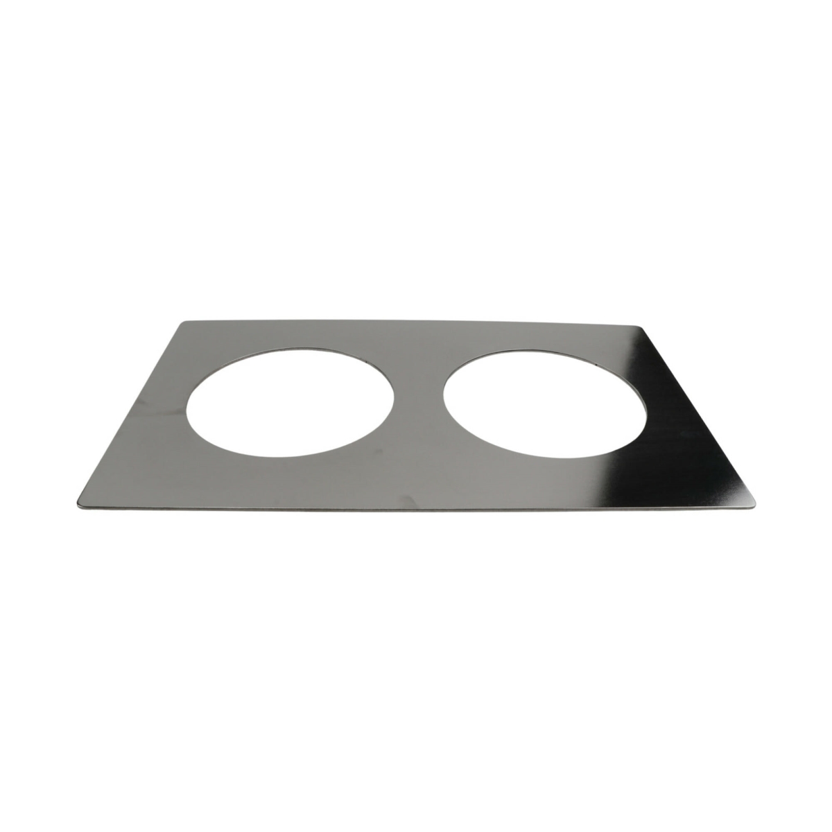 Picture of Winco T0B011-2-ABK Black Aluminum Tile 21.575 x 13.228 in. 1 Cut Outs for CA-011 Fits CA-011Ring, G.E.T., Heiss