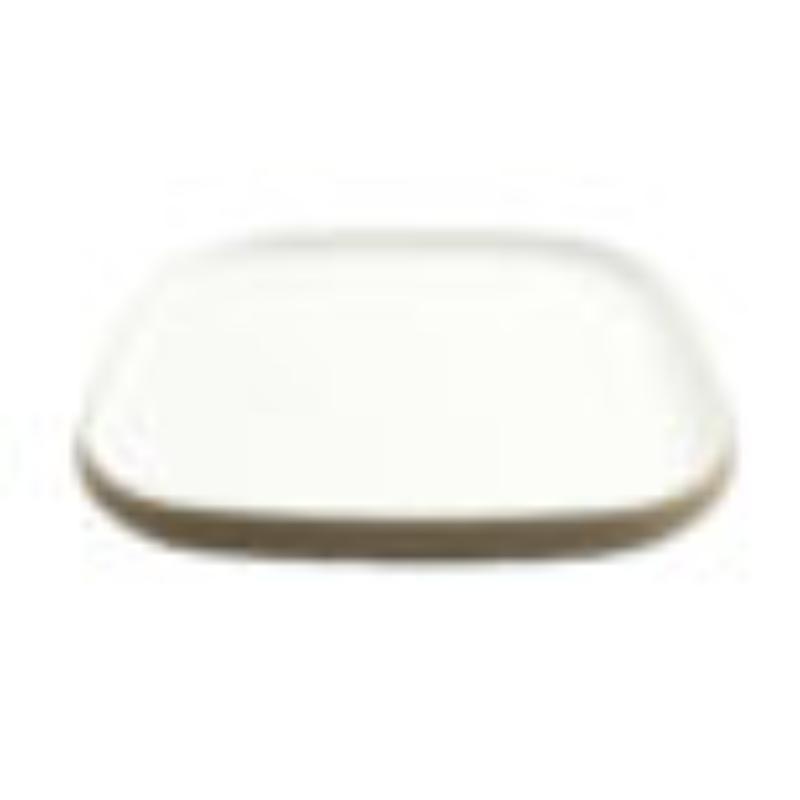 Picture of Winco 21376-TOH-SND 12 in. Hatch Touch of Honey Interior & Sandstone Exterior Square Melamine Plate, 12 x 12 x 1 in., G.E.T., Cheforward