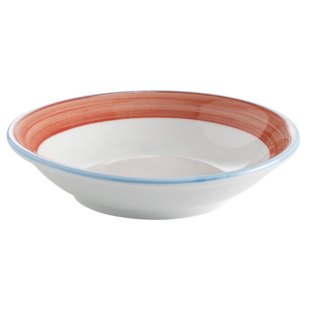 Picture of Winco PA1602703724 10 oz Coral Porcelain Grapefruit Bowl, 6.5 in. Dia., Corona Calypso - 2 Dozen