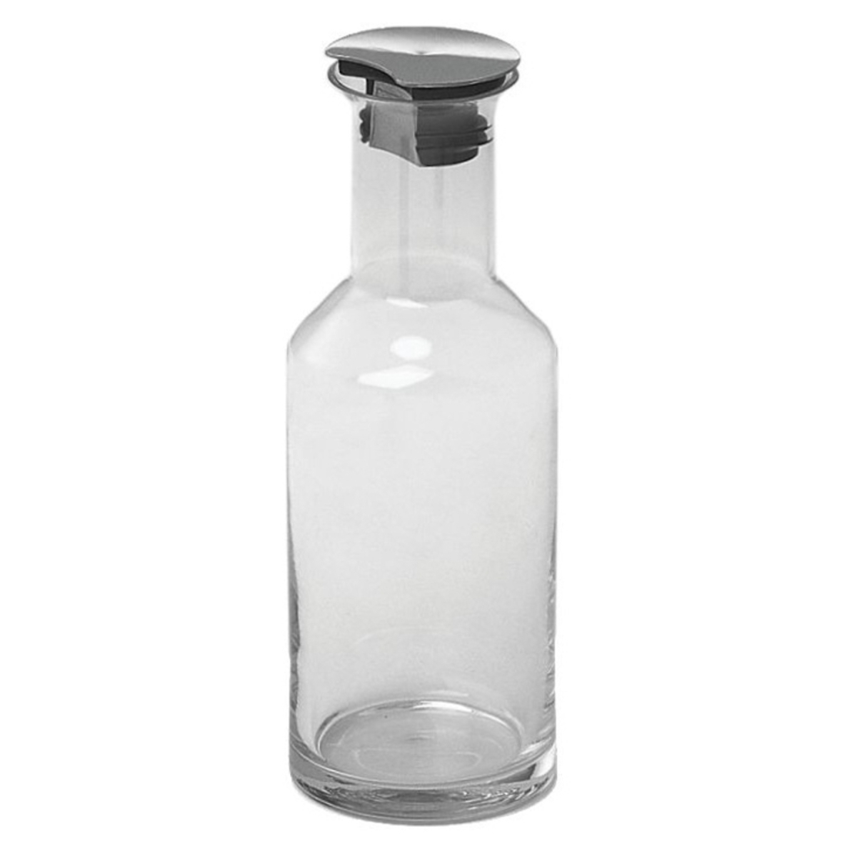 Picture of Winco 8158061 1.3 qt. & 1.2L Glass Carafe with Stainless Steel Lid. 3.9 in. Dia.&#44; 10.8 in. Tall - Frilich EB581E Connect - Clear