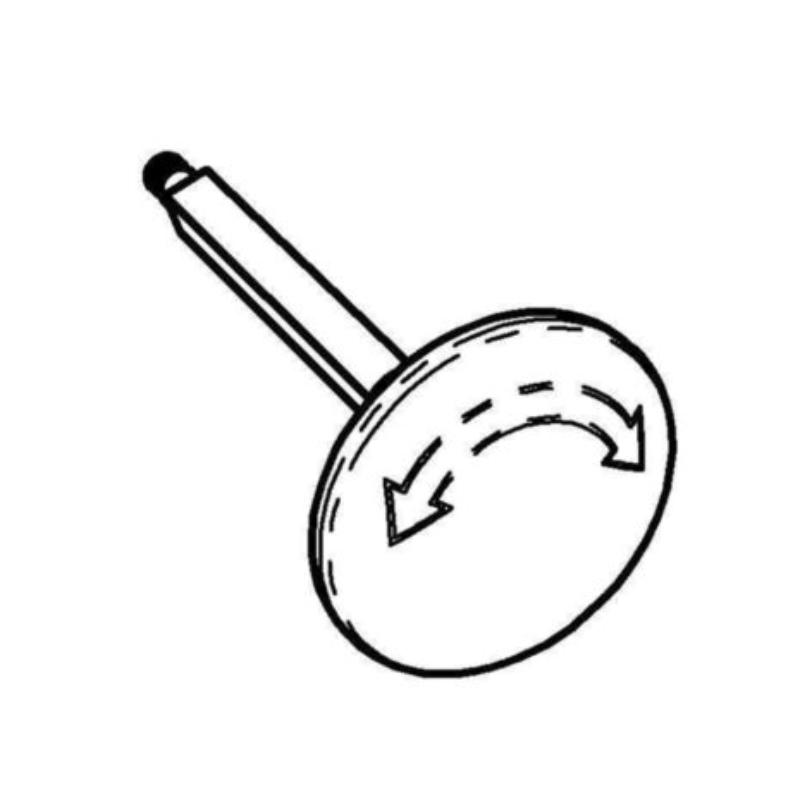 Picture of Winco 3178970 Replacement Stainless Steel Turning Knob with Floating Axle for Rotary Cereal & Dry Food Dispenser - Frilich 3ME032