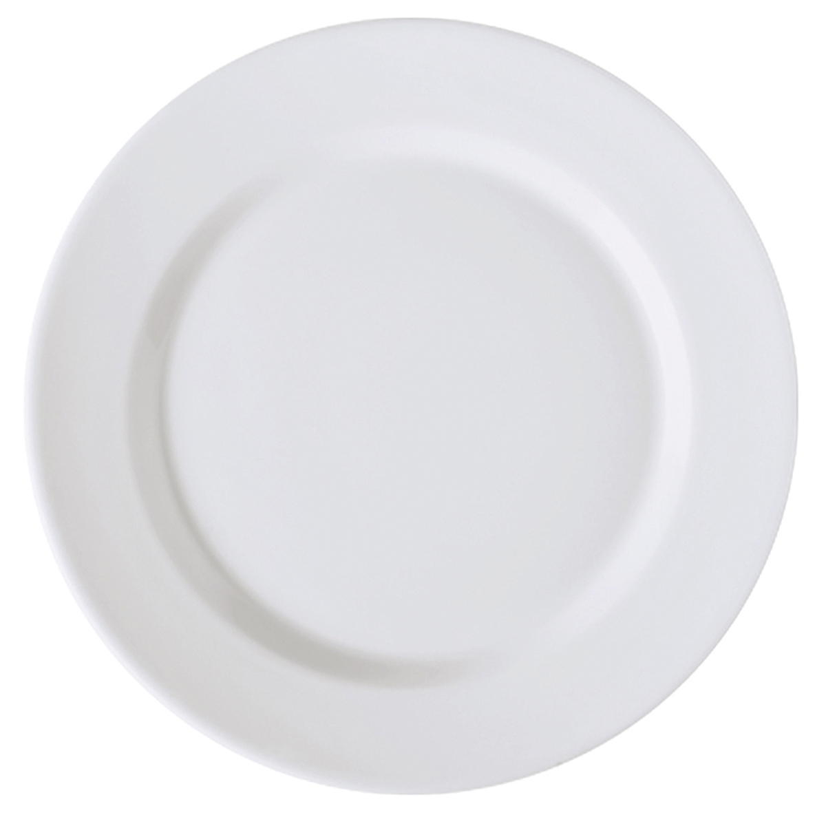 Picture of Winco PA1101922524 10 in. Bright White Porcelain Plate, Corona Elegance - 2 Dozen