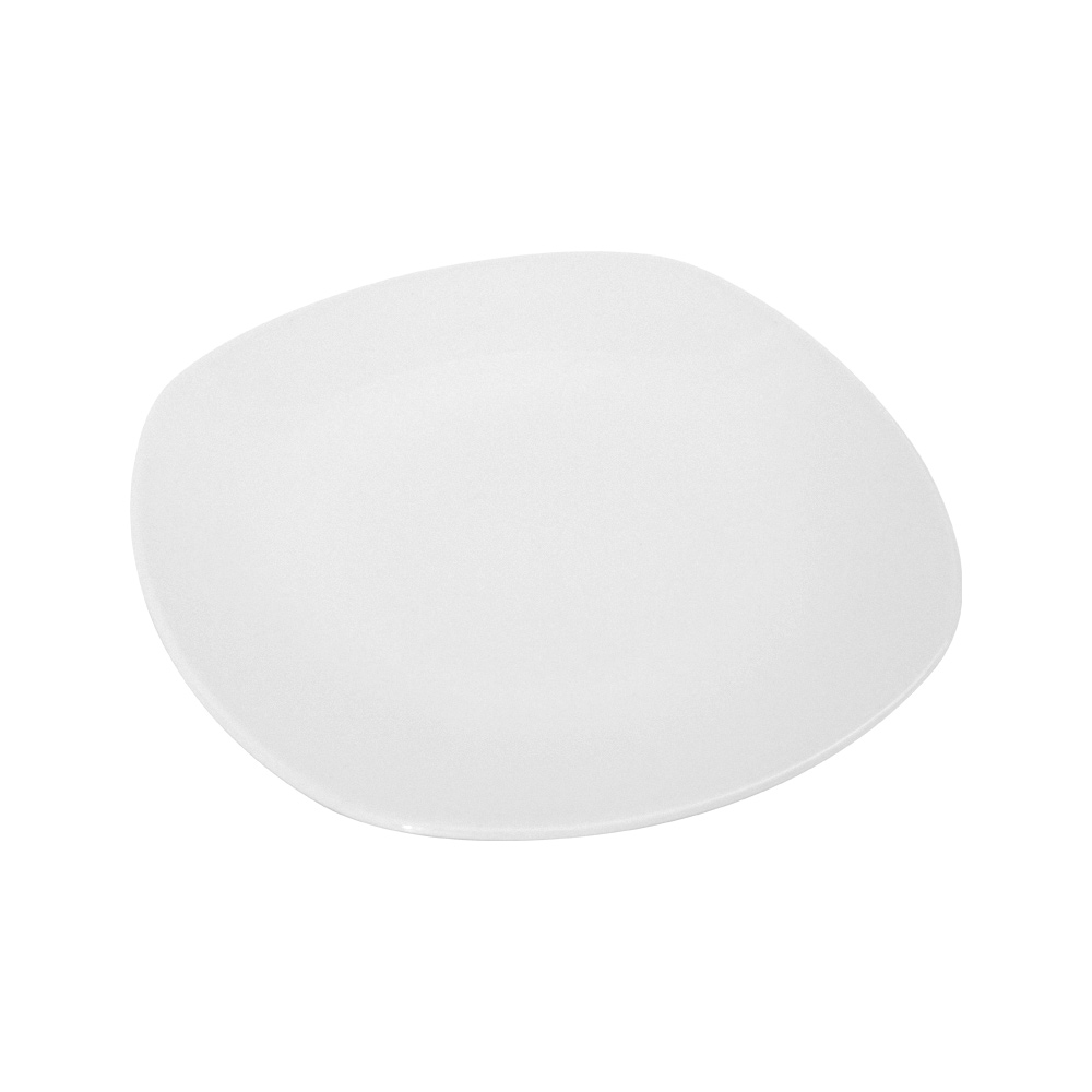 Picture of Winco PL1100182624 Plate Pando 26 cm Square Block - White - 1 Dozen